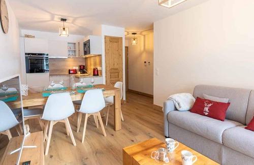 Valmorel Apartment | Apartment for 6, 2 bedrooms, balcony, parking, WIFI