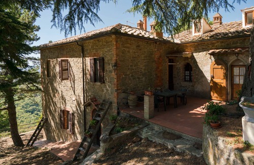 Gaiole in Chianti Apartment | Apartment in Tuscan stone house, surrounded by nature with private pool