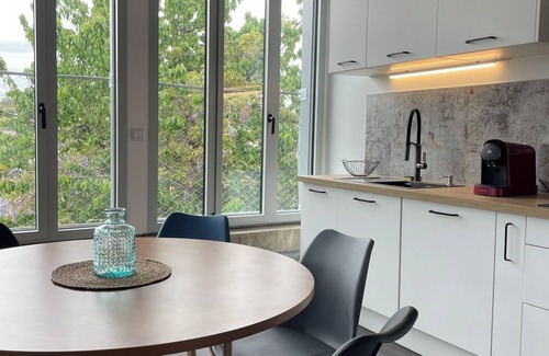 Nerac Apartment | Apartment in the center of Nérac with view and sauna