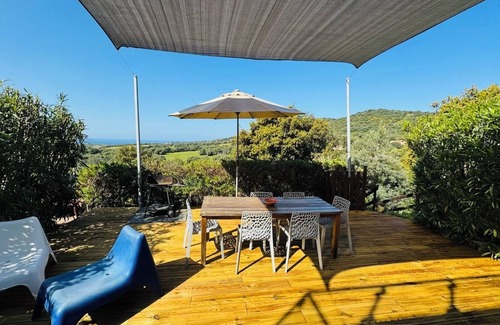 Cargese Apartment | Apartment in the maquis facing the sea, 5mm from the beach and shops