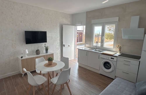 Pujaire Apartment | Apartment 'La Palmera' with Private Terrace and Air Conditioning