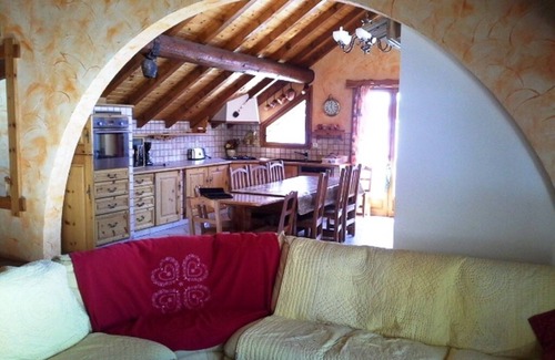 Valloire Apartment | Apartment Lupins 150 M2 4 bed. jacuzzi, large south balcony, exceptional view