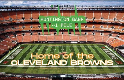 Downtown Cleveland Apartment | Apartment near CSU | Playhouse | Progressive field | Casino | Hospital