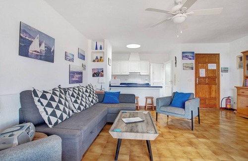 Playa Blanca Apartment | Apartment Puerto Chico R with Sea View, Pool, Terrace & Wi-Fi