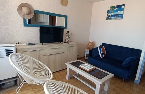 Saint-Pierre-la-Mer Apartment | Apartment with collective swimming pool 5LHSP138