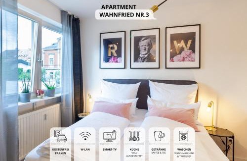 Bayreuth Apartment | Apartment Wahnfried No3 - citynah wohnen mit Küche und Duschbad, Parkplatz, 300m zur Fussgängerzone
