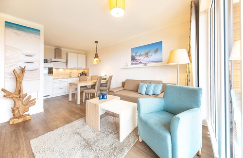 Boergerende-Rethwisch Apartment | Apartment 'Waterkant 1-29' with Sea View, Balcony and Wi-Fi