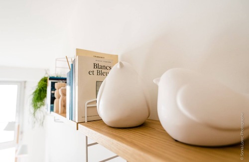 Larmor-Plage Apartment | Apartment with magnificent SEA VIEW, refurbished, feet in the water