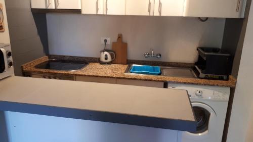 Santiago de la Ribera Apartment | Apartment with private balcony