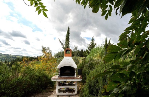 Sughera Apartment | Apartment with WIFI, pool, A/C, TV, veranda, pets allowed, panoramic view, close to San Gimignano