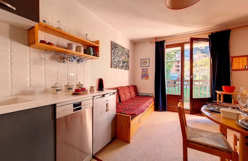 Saint-Martin-de-Belleville Apartment | Appartement lumineux A proximité des pistes Balcon