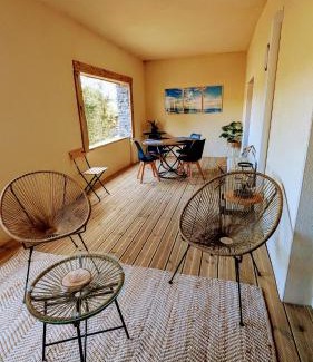 Pianotolli-Caldarello Apartment | Appart 70m2 avec patio piscine à débordement vue mer