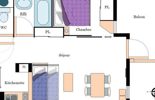 Termignon Apartment | Appart cosy 4 pers, pied des pistes, wifi, garage à Val-Cenis - FR-1-508-261
