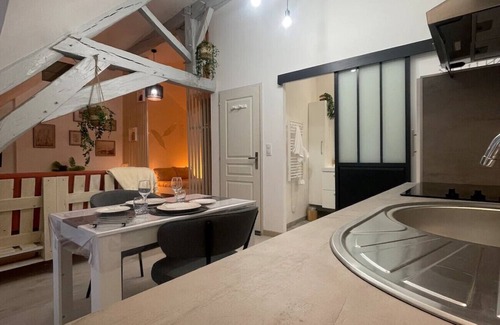 Chateauroux Apartment | Appart cosy Chtx-Clim-Fibre-Commerces-Transports