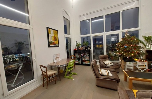 Saint-Ouen Apartment | Appart Neuf Duplex 4p-25 M A Pied DU Village Olympique -3 M DU Metro L13 L14 -