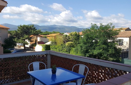 Argeles Plage Apartment | Appartement 1 Chbre Clim Parking Prive Terrasse 50M Plage 5 min du Centre Animé