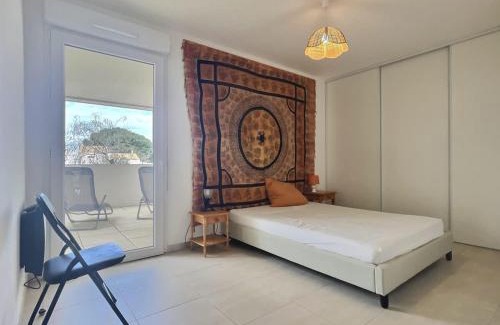 Valras-Plage Apartment | Appartement climatisé, moderne avec terrasses à 500m de la mer