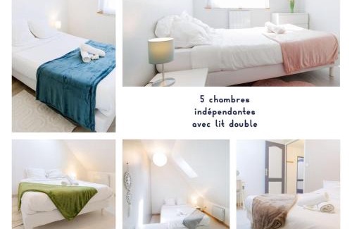 Old Town Apartment | Appartement complet équipé Idéal groupe PRO/famille * 10 pers * 5 chb * Mon Groom