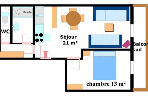 Val Cenis Apartment | Appartement spacieux 5 pers avec balcon et wifi à Lanslebourg - FR-1-508-146