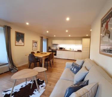 Sainte-Foy-Tarentaise Apartment | Appartement Marquise de 110m2 avec vue et sauna à 10 min des pistes