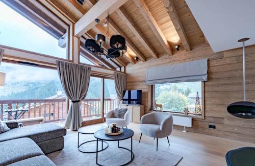 Meribel-Mottaret Apartment | Appartement moderne à Méribel avec balcon, parking et WIFI - FR-1-613-112