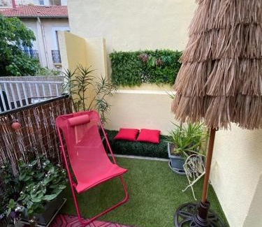 Gares Apartment | Appartement spacieux à Montpellier avec jardin, 78 m²