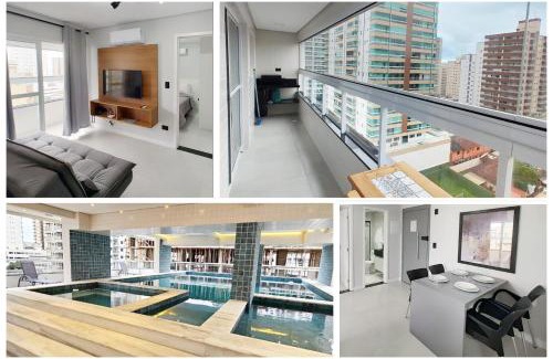 Caicara Apartment | Apto com lazer completo, piscina, ar, mercadinho e pet friendly a 1 min da praia