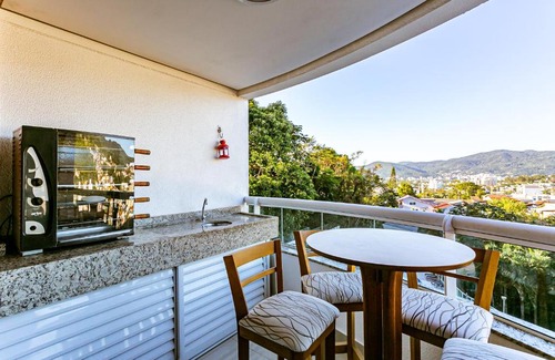 Pantanal Apartment | Apto confortável c/ sacada e vista incrível RDC107