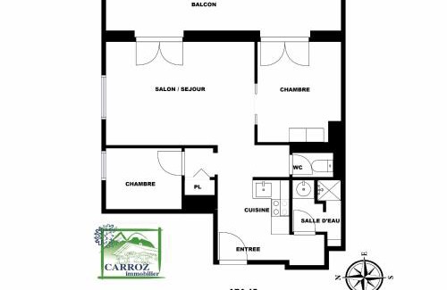 Les Carroz-d'Araches Apartment | ARA15 Appartement 6 Pers centre station Carroz