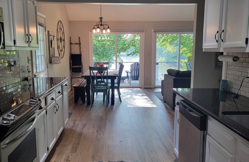 Southmont House | Arcade, billiards, firepit, kayaks, dock, 65" TVs, private dock, grill & smoker