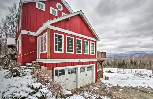 Franconia House | Architect-Designed Franconia Home Hot Tub and Views