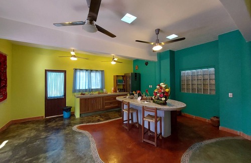 La Manzanilla House | Artistic, multi-level home minutes walk to the beach, shops and restaurants
