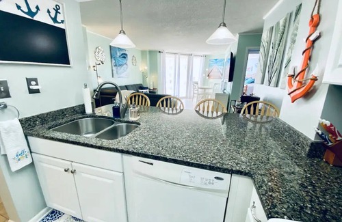 Sneads Ferry Condo | Atlantic Paradise at St. Regis, Amazing Views, Steps to Beach and Self Check-In