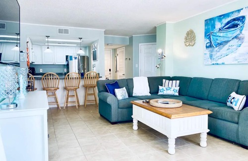 Sneads Ferry Condo | Atlantic Paradise at St. Regis, Amazing Views, Steps to Beach and Self Check-In