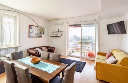 Gallarate Apartment | "Attico Sul Rosa" - Holiday Home in Gallarate