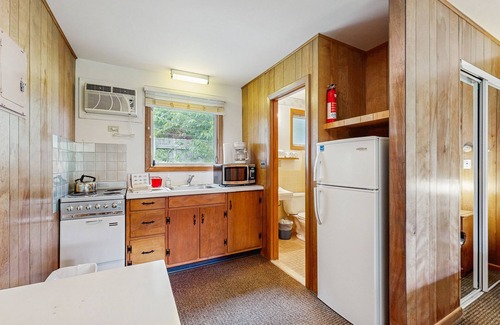 Alton Bay House | Attractive & convenient studio steps to water w/WiFi, water views, & kitchenette