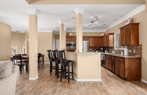 Lost Creek House | Austin Retreat, Full Kitchen, Family Patio Space