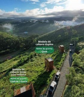 Pedra Azul Ski Chalet | Away Cabanas Pedra Azul 5 min Rota Lagarto, deck panorâmico