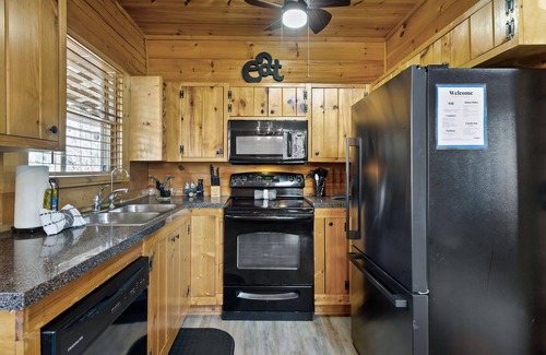Sevierville Cabin | Awesome deals, King bed, Hot Tub, Private, Arcade, Real log cabin
