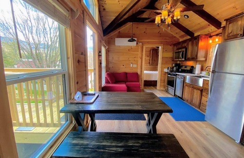 Twin Mountain Cabin | B3 Awesome "Tiny Home" A/C, Mountain Views, Minutes to Skiing, Hiking, Attractions, Dog Friendly!