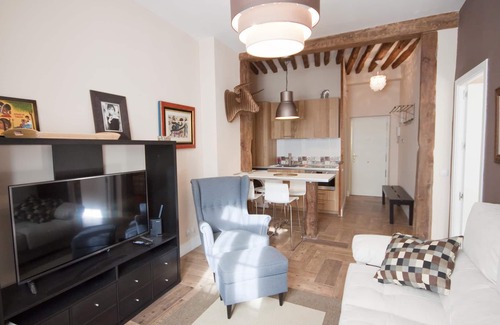 Palacio Apartment | Balcony Cozy Callao Sqb2bdr/lift AC