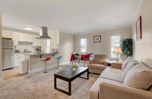 Durham Apartment | Balcony - Downtown - Duke - UNC - Pet Friendly