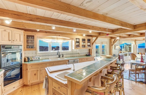 Dennis House | Bay Side with a shared private beach.