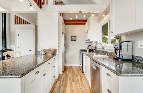 Bodega Bay House | Bay view home overlooking Bodega Harbor w/fireplaces, WiFi, & private W/D