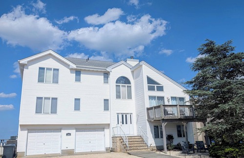 Beach Haven West House | Bayfront Home with Pier, Multi-Level Decks & Stunning LBI Views