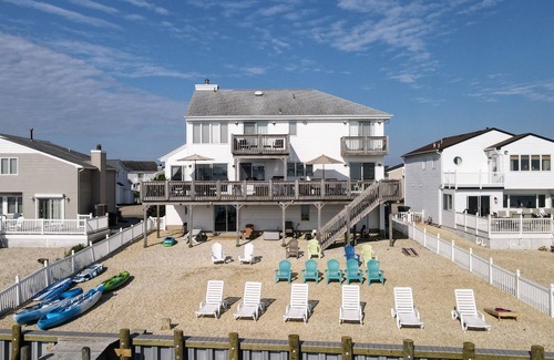 Beach Haven West House | Bayfront Home with Pier, Multi-Level Decks & Stunning LBI Views