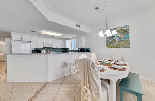 Fort Morgan Condo | Beach Club C1001 Beachfront Sleeps 8 | Large Balcony| Full Service Resort Style