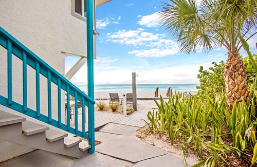 Englewood Apartment | BEACH FRONT unit 8 ground floor - STEPS FROM THE OCEAN