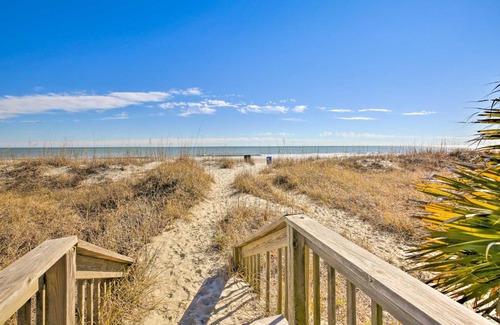 Myrtle Beach Apartment | Beachfront Condo with Resort Perks in Myrtle Beach!