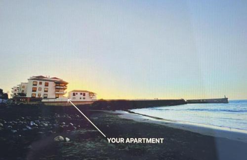 Los Gigantes Apartment | Beachfront Gem with Sand and Sea at Your Doorstep